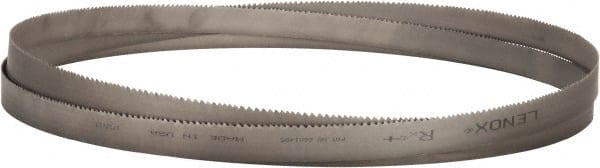 Lenox - 4 to 6 TPI, 18' 6" Long x 1-1/4" Wide x 0.042" Thick, Welded Band Saw Blade - Bi-Metal, Toothed Edge, Raker Tooth Set, Flexible Back - Exact Tooling