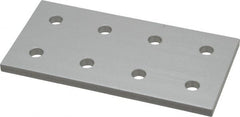 80/20 Inc. - 2" Wide, 4" High, Open Shelving 8 Hole Joining Strip - Aluminum, Use with Series 10 & Bolt Kit 3321 - Exact Tooling