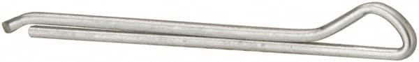 Made in USA - 3/32" Diam x 1-1/4" Long Hammerlock Cotter Pin - Grade 2, Zinc-Plated, Steel - Exact Tooling