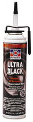 Permatex - 9-1/2 oz Oil Resistant Gasket Maker - -65 to 550°F, Black, Comes in PowerBead Aerosol Can - Exact Tooling