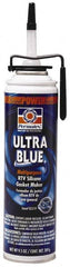 Permatex - 9-1/2 oz Gasket Maker - -65 to 500°F, Blue, Comes in PowerBead Pressurized Can - Exact Tooling