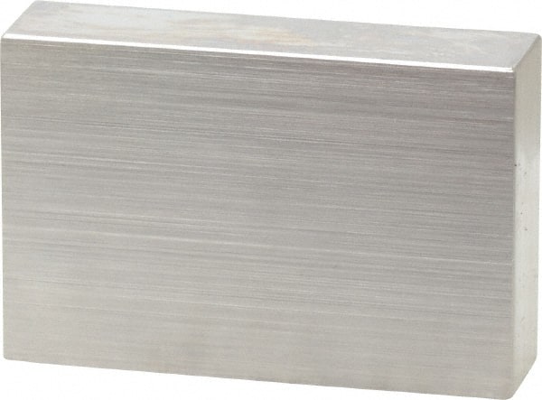 Mitutoyo - 0.9" Rectangular Steel Gage Block - Accuracy Grade 0, Includes Certificate of Inspection - Exact Tooling
