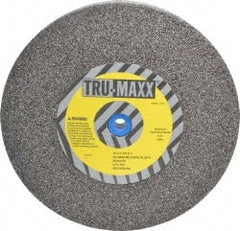 Tru-Maxx - 36 Grit Aluminum Oxide Bench & Pedestal Grinding Wheel - 10" Diam x 1" Hole x 1-1/2" Thick, 3250 Max RPM, P Hardness, Very Coarse Grade , Vitrified Bond - Exact Tooling