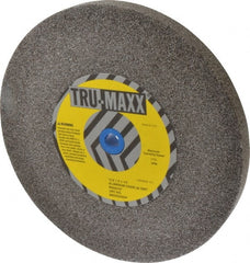 Tru-Maxx - 36 Grit Aluminum Oxide Bench & Pedestal Grinding Wheel - 12" Diam x 1-1/4" Hole x 1" Thick, 2705 Max RPM, P Hardness, Very Coarse Grade , Vitrified Bond - Exact Tooling