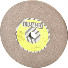 Tru-Maxx - 60 Grit Aluminum Oxide Bench & Pedestal Grinding Wheel - 12" Diam x 1-1/4" Hole x 1" Thick, 2705 Max RPM, P Hardness, Medium Grade , Vitrified Bond - Exact Tooling
