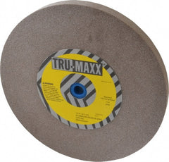 Tru-Maxx - 80 Grit Aluminum Oxide Bench & Pedestal Grinding Wheel - 12" Diam x 1-1/4" Hole x 1" Thick, 2705 Max RPM, P Hardness, Medium Grade , Vitrified Bond - Exact Tooling