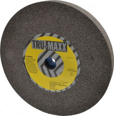Tru-Maxx - 46 Grit Aluminum Oxide Bench & Pedestal Grinding Wheel - 12" Diam x 1-1/4" Hole x 1-1/2" Thick, 2705 Max RPM, P Hardness, Coarse Grade , Vitrified Bond - Exact Tooling
