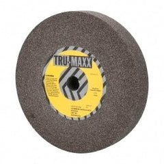 Tru-Maxx - 46 Grit Aluminum Oxide Bench & Pedestal Grinding Wheel - 12" Diam x 1-1/4" Hole x 2" Thick, 2705 Max RPM, P Hardness, Coarse Grade , Vitrified Bond - Exact Tooling
