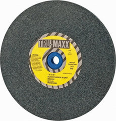 Tru-Maxx - 80 Grit Silicon Carbide Bench & Pedestal Grinding Wheel - 7" Diam x 1" Hole x 1/2" Thick, 3600 Max RPM, K Hardness, Medium Grade , Vitrified Bond - Exact Tooling