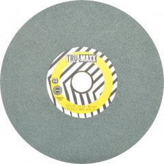 Tru-Maxx - 60 Grit Silicon Carbide Bench & Pedestal Grinding Wheel - 8" Diam x 1" Hole x 1" Thick, 3600 Max RPM, K Hardness, Medium Grade , Vitrified Bond - Exact Tooling