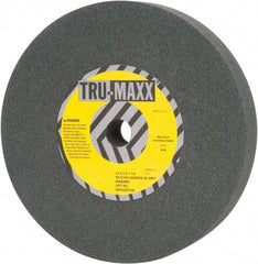 Tru-Maxx - 60 Grit Silicon Carbide Bench & Pedestal Grinding Wheel - 12" Diam x 1-1/4" Hole x 2" Thick, 2705 Max RPM, M Hardness, Medium Grade , Vitrified Bond - Exact Tooling