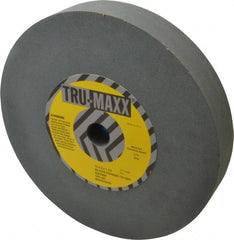 Tru-Maxx - 120 Grit Silicon Carbide Bench & Pedestal Grinding Wheel - 12" Diam x 1-1/4" Hole x 2" Thick, 2705 Max RPM, K Hardness, Fine Grade , Vitrified Bond - Exact Tooling