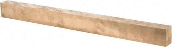 Value Collection - 3/4 Inch Thick x 1 Inch Wide x 1 Ft. Long, Bronze Rectangular Bar - Alloy Aluminum Bronze (CDA 954) - Exact Tooling