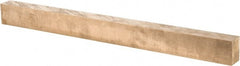 Value Collection - 3/4 Inch Thick x 1 Inch Wide x 1 Ft. Long, Bronze Rectangular Bar - Alloy Aluminum Bronze (CDA 954) - Exact Tooling