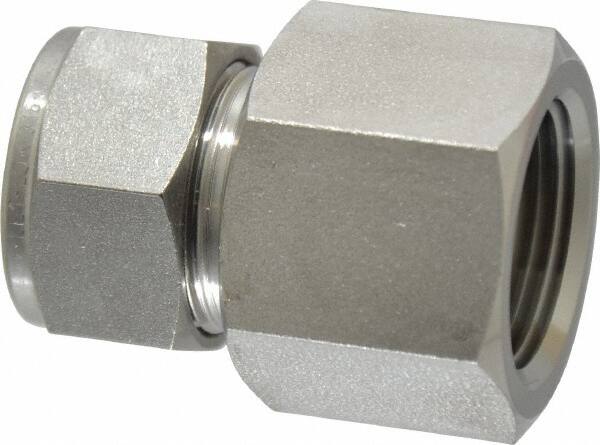 Ham-Let - 3/4" OD, Grade 316Stainless Steel Female Connector - Comp x FNPT Ends - Exact Tooling