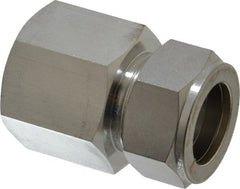 Ham-Let - 1" OD, Grade 316Stainless Steel Female Connector - Comp x FNPT Ends - Exact Tooling