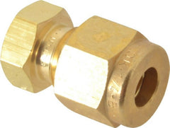 Ham-Let - 1/4" OD, Brass End Cap - Comp Ends - Exact Tooling