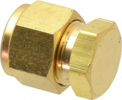 Ham-Let - 1/2" OD, Brass End Cap - Comp Ends - Exact Tooling