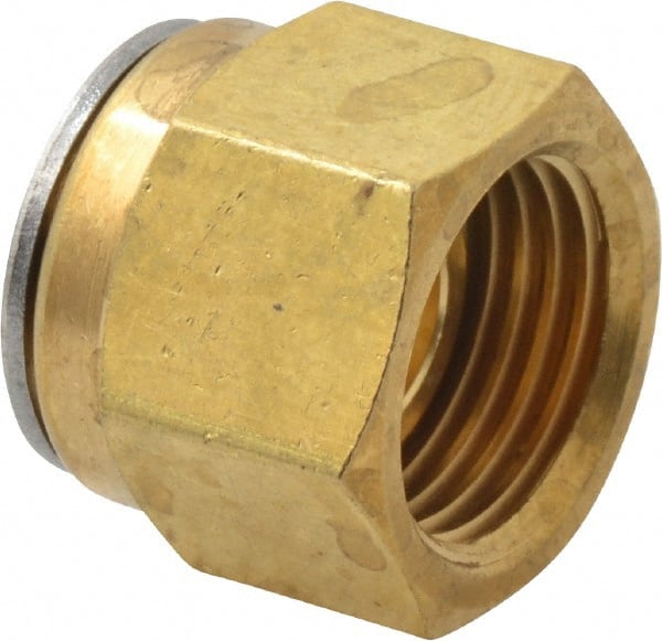 Ham-Let - 3/8" OD, Brass Plug - Comp Ends - Exact Tooling