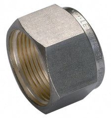 Ham-Let - 5/16" OD, Grade 316Stainless Steel Nut - FNPT Ends - Exact Tooling