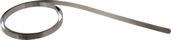 SPI - 0.08mm Thick x 10 Ft. Long x 1/2 Inch Wide, Feeler Stock Roll - High Carbon Steel - Exact Tooling