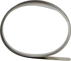 SPI - 0.0015 Inch Thick x 25 Ft. Long x 1/2 Inch Wide, Feeler Stock Roll - High Carbon Steel - Exact Tooling