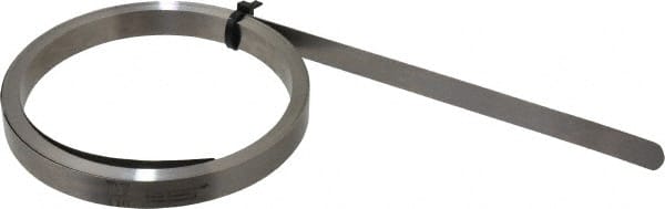 SPI - 0.011 Inch Thick x 25 Ft. Long x 1/2 Inch Wide, Feeler Stock Roll - High Carbon Steel - Exact Tooling