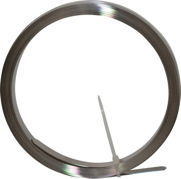 SPI - 0.015 Inch Thick x 25 Ft. Long x 1/2 Inch Wide, Feeler Stock Roll - High Carbon Steel - Exact Tooling