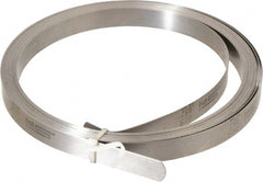 SPI - 0.018 Inch Thick x 25 Ft. Long x 1/2 Inch Wide, Feeler Stock Roll - High Carbon Steel - Exact Tooling