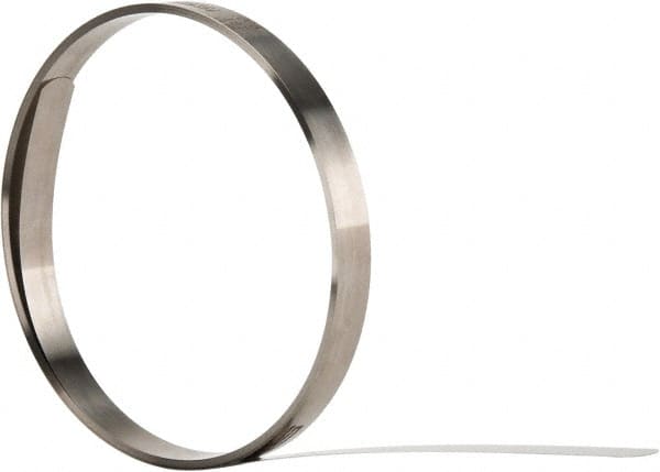 SPI - 0.005 Inch Thick x 25 Ft. Long x 1/2 Inch Wide, Feeler Stock Roll - High Carbon Steel - Exact Tooling