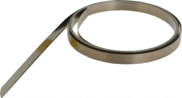 SPI - 0.006 Inch Thick x 25 Ft. Long x 1/2 Inch Wide, Feeler Stock Roll - High Carbon Steel - Exact Tooling