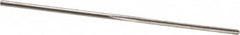 Made in USA - 0.0375" High Speed Steel 3 Flute Chucking Reamer - Straight Flute, 0.037" Straight Shank, 1/2" Flute Length, 1-1/2" OAL - Exact Tooling