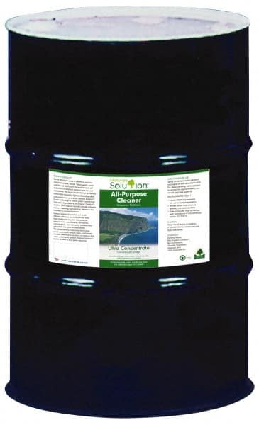 Value Collection - 55 Gal Drum All-Purpose Cleaner - Liquid, Concentrated, Unscented - Exact Tooling
