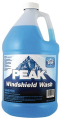 Peak - Water-Based Solution Windshield Washer Fluid - 1 Gal Bottle, 0°  Freezing Point - Exact Tooling