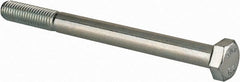 Value Collection - M12x1.75mm Metric Coarse, 140mm Length Under Head Hex Head Cap Screw - Partially Threaded, Grade 8.8 Steel, Zinc-Plated Finish, 19mm Hex - Exact Tooling