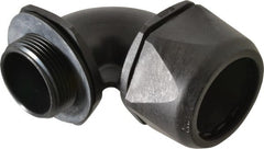 Murrplastik - 1-1/4" Trade, Nylon Compression Angled Liquidtight Conduit Connector - Noninsulated - Exact Tooling