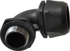 Murrplastik - 1" Trade, Nylon Compression Angled Liquidtight Conduit Connector - Noninsulated - Exact Tooling