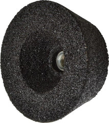 Norton - 5" Diam, 2" Overall Thickness, 16 Grit, Type 11 Tool & Cutter Grinding Wheel - Very Coarse Grade, Aluminum Oxide, Q Hardness, 7,260 RPM - Exact Tooling