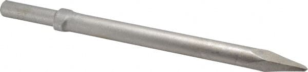 Ingersoll-Rand - 12" OAL, 0.7" Shank Diam, Moil Point Chisel - Round Drive, Round Shank, Steel - Exact Tooling
