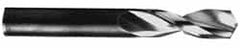 Guhring - 13/64" 130° Parabolic Flute High Speed Steel Screw Machine Drill Bit - Bright Finish, Left Hand Cut, 1.024" Flute Length, 2.441" OAL, Standard Point, Straight Shank - Exact Tooling