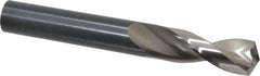 Guhring - 33/64" 130° Parabolic Flute High Speed Steel Screw Machine Drill Bit - Bright Finish, Right Hand Cut, 2" Flute Length, 4-1/32" OAL, Standard Point, Straight Shank - Exact Tooling