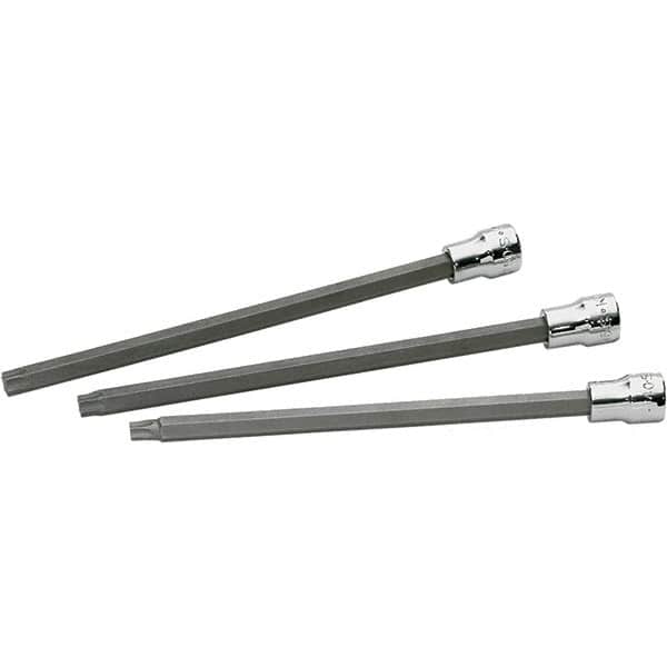 SK - 3 Piece 3/8" Drive Torx Bit Socket Set - T30 to T50 Torx - Exact Tooling