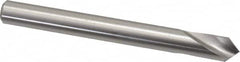 Guhring - 8mm Body Diam, 90°, 79mm OAL, High Speed Steel Spotting Drill - Exact Tooling
