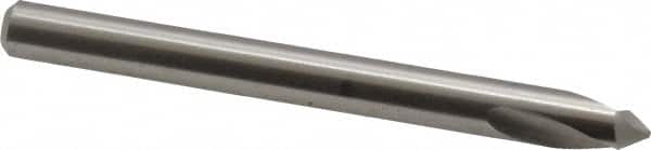 Guhring - 1/4" Body Diam, 90°, 70mm OAL, High Speed Steel Spotting Drill - Exact Tooling
