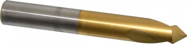 Guhring - 5/8" Body Diam, 90°, 115mm OAL, High Speed Steel Spotting Drill - Exact Tooling