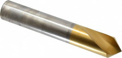 Guhring - 1" Body Diam, 90°, 156mm OAL, High Speed Steel Spotting Drill - Exact Tooling