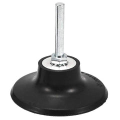 Superior Abrasives - Disc Backing Pads; Backing Pad Type: Quick-Change Type R ; Pad Diameter (Inch): 4 ; Maximum RPM: 12000.000 ; Quick Change Compatibility: Type R ; Shank Diameter (Inch): 1/4 ; Shank Diameter (Decimal Inch): 1/4 - Exact Tooling