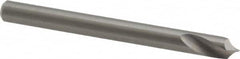 Guhring - 1/4" Body Diam, 90°, 70mm OAL, Solid Carbide Spotting Drill - Exact Tooling
