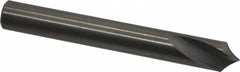 Guhring - 1/2" Body Diam, 90°, 102mm OAL, Solid Carbide Spotting Drill - Exact Tooling