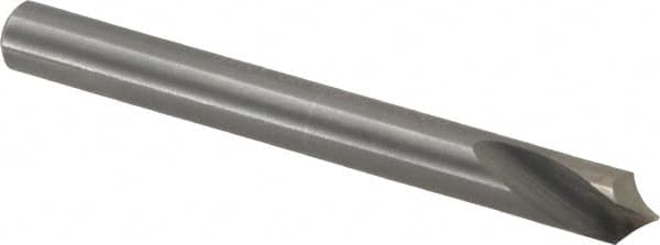 Guhring - 8mm Body Diam, 90°, 79mm OAL, Solid Carbide Spotting Drill - Exact Tooling